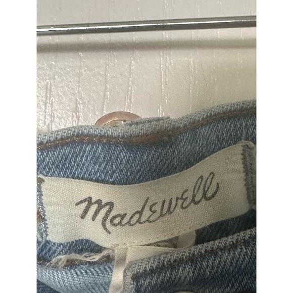 Madewell High Rise Jeans The Perfect Vintage Ripped Light Denim Women's Size 25 - Picture 5 of 7